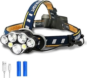LANTERNA DE CAP CU 8 LED-URI HW10017 - Img 2
