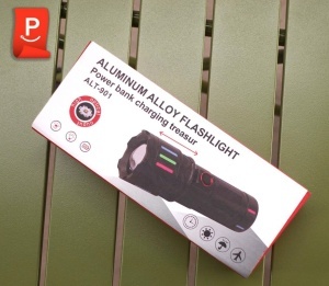 LANTERNA LED PROFESIONALA CU FUNCTIE DE BATERIE EXTERNA ALT-901 - Img 3