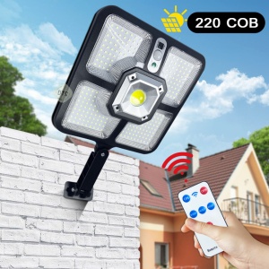 PACHET 2 LAMPI SOLARE - ILUMINARE 220 LED 50W - Img 3