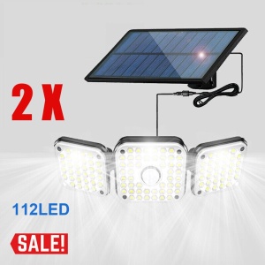 PACHET PROMO 2 X PROIECTOR 3 PANOURI REGLABILE 112 LED - Img 1