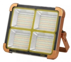 PROIECTOR LED 500W INCARCARE CU PANOU SOLAR 3 MODURI LUMINA, FUNCTIE STROBOSCOP, FUNCTIE POWER BANK - Img 3