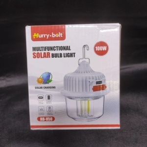 Set 2 x Lampă solară de camping reîncărcabilă, 100W, rezistenta la intemperii - Img 6