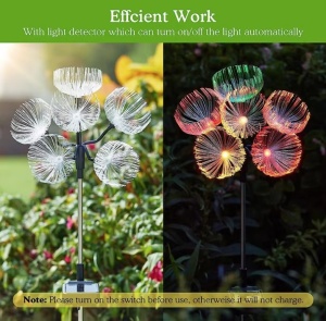 Set 4 x Lampa solara LED RGB, Mini Jelly - Img 3