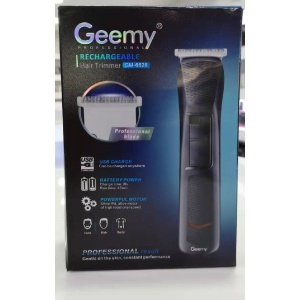 Aparat de tuns GEEMY GM-6628, acumulator, incarcare USB, negru - Img 1