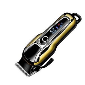 Aparat de tuns profesional E020 putere 5W lame inox ecran LED Kemei - Img 2