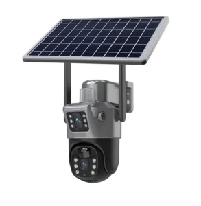 CAMERA DE SUPRAVEGHERE CU PANOU SOLAR SLOT DE CARTELA 4G DUBLA - Img 2