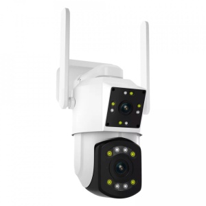 Camera Wifi Smart ,3 mp lentila dubla si sunet biredirectional - Img 1