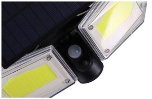 LAMPA SOLARA 150 LED COB - SENZOR MISCARE - CASETE REGLABILE - Img 4