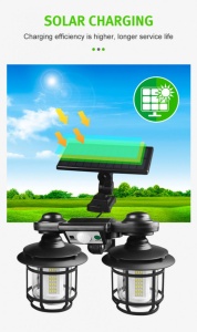LAMPA SOLARA DECORATIVA 192 LED SMD CU TELECOMANDA JD-2216A - Img 4
