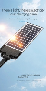 LAMPA SOLARA TIP STRADAL 500w 10 CASETE LED SMD - Img 7