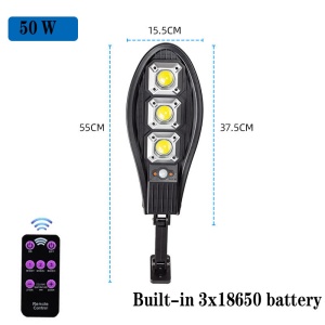 Lampa stradala cu incarcare solara, 90 LED COB - Img 7
