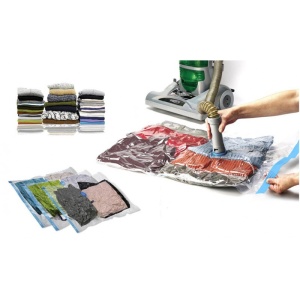 Pachet 10 Buc Saci Vacuum De Vidat Haine, 60 x 80 cm - Img 2