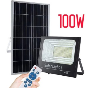 Proiector Solar 100W cu telecomanda - Img 1