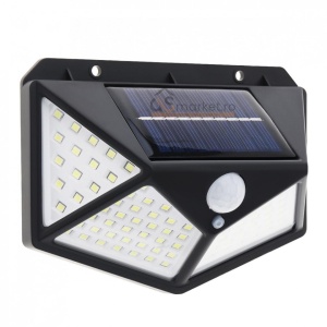 SET - 4 LAMPI SOLARE 100 LED-URI + LANTERNA CAP CADOU - Img 5