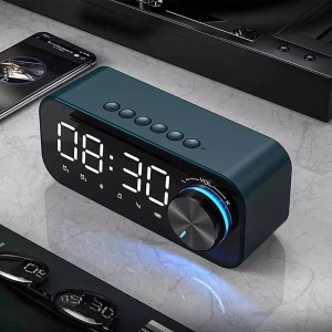Boxa Portabila Cu Ceas Alarma Radio USB Mp3 Bluetooth - Img 1