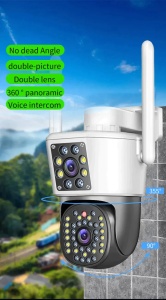 CAMERA DE SUPRAVEGHERE DUBLA, JORTAN JT-8293, WIFI, IP66, HD WIRELESS 6MP - Img 2