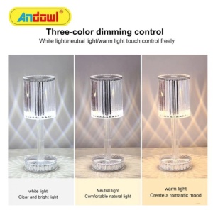 LAMPA DECORATIVA DE MASA CU LED CRYSTAL TOUCH - Img 5