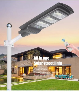 Pachet 4 x Lampa stradala cu picior metalic 90w - Img 4