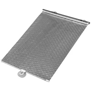 Parasolar auto cu ventuze retractabil gri 58 cm x 125 cm - Img 1