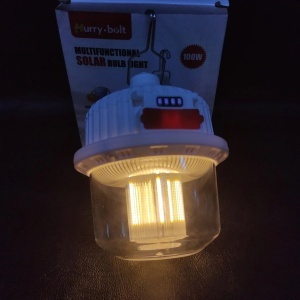 Set 2 x Lampă solară de camping reîncărcabilă, 100W, rezistenta la intemperii - Img 3