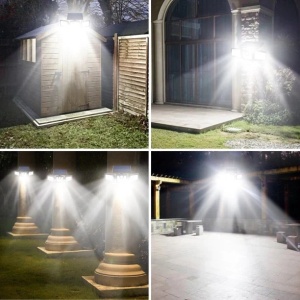 Set 2 x PROIECTOR SOLAR 3 CASETE, 74 LED-uri si senzor de miscare - Img 5