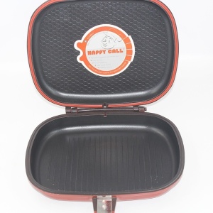 Tigaie Grill Dubla Marmorata, Antiaderenta, 34 cm - Img 2
