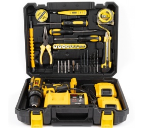 Trusa autofiletanta 24v, cu percutie, 2 acumulatori + 30 piese - Img 2