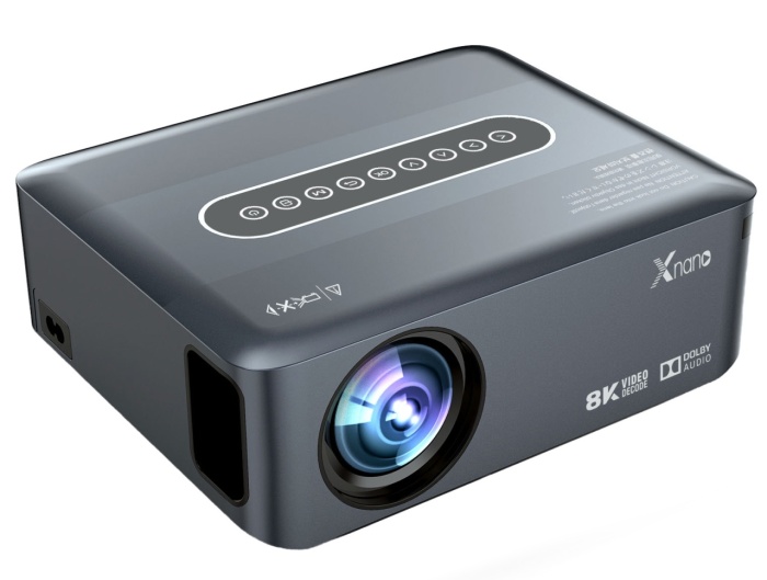 Resigilat - Videoproiector WowStep®, Android si Wi-Fi, Bluetooth, 12 000 Lumeni, Rezolutie FullHD, HDMI, Dolby Digital Audio, Mirroring pentru Android/IOS