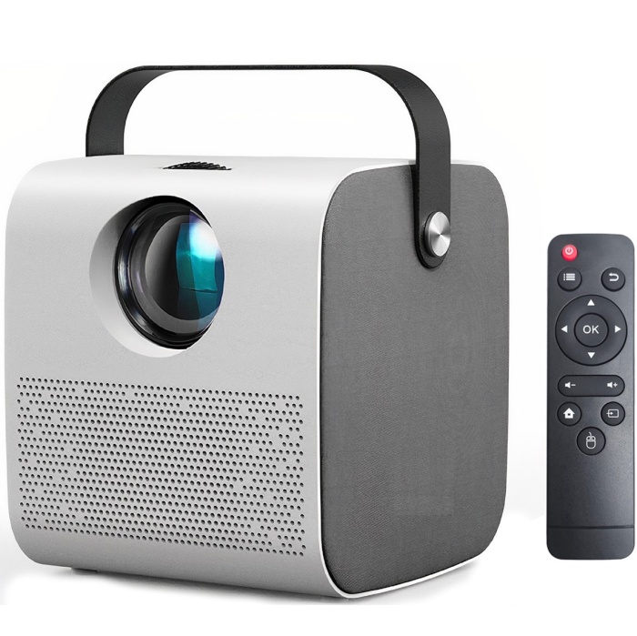 Videoproiector WowStep®, Model GSW200 Android si Wi-Fi, 4000 Lumeni, Rezolutie HD, Support 1080P, LED, HDMI, Telecomanda