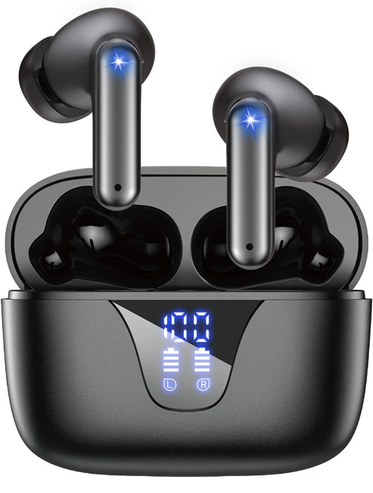 Casti Wireless, WowStep®, Bluetooth, Control prin Atingere, Afisare LED, Autonomie 25h