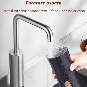 Resigilat - Aparat pentru spuma lapte 4 in 1, WowStep®, Putere de 500 W, Dispozitiv Spumare Detasabil, Capacitate 240 ml - Img 8