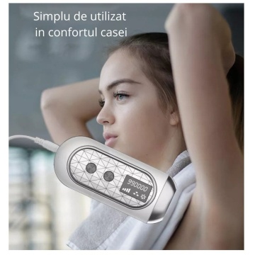 Resigilat - Epilator IPL WowStep®, epilare definitiva fara durere, 999.999 impulsuri, Tehnologie IPL, 5 trepte de intensitate, pentru barbati si femei, Senzor Piele, fata, corp, axila si inghinal, Alb - Img 10