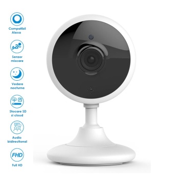 Resigilat - Camera Supraveghere, Baby Monitor Wireless WowStep®, FullHD 2MP, Monitorizare Video Audio Bebelusi, Vedere Nocturna, Sunet Bidirectional, Senzor Miscare, Fixare Usoara - Img 6