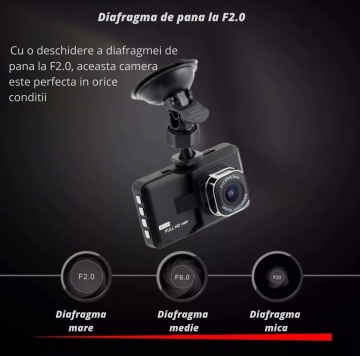 Camera Auto DVR, WowStep®, Full HD, 120 FOV, Suporta Card MicroSD de pana la 32GB - Img 3