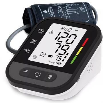 Tensiometru de brat, WowStep®, Masurare Tensiune Sistolica/Diastolica, Puls, Senzor de mare Precizie, Ecran LCD, Diagonala de 3.2 Inch, Manseta Reglabila, Portabil - Img 1
