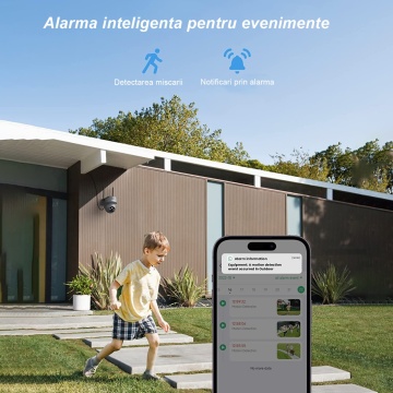 Camera de Supraveghere WowStep®, Wi-Fi, 3MP, 2K, Vizualizare Infrarosu, Detectarea Miscarii - Img 7