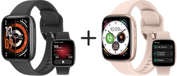 Pachet Ceas Smartwatch PX10 Negru + Ceas Smartwatch PX10 Roz