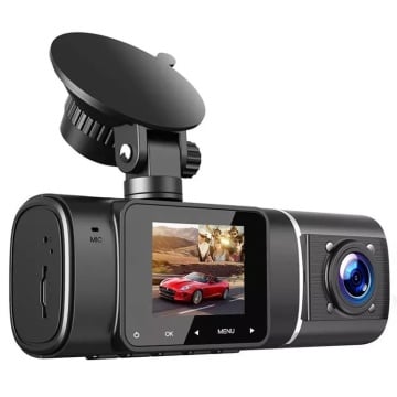 Resigilat - Camera Auto DVR Duala, WowStep®, Ecran LCD, Diagonala 1.5 inch, Full HD, Vedere Nocturna, Rezolutie de 1080p - Img 1