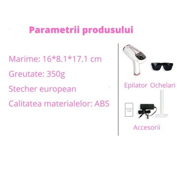Resigilat - Epilator IPL WowStep®, epilare definitiva fara durere, 999.999 impulsuri, Tehnologie IPL, 5 trepte de intensitate, pentru barbati si femei, Senzor Piele, fata, corp, axila si inghinal - Img 4