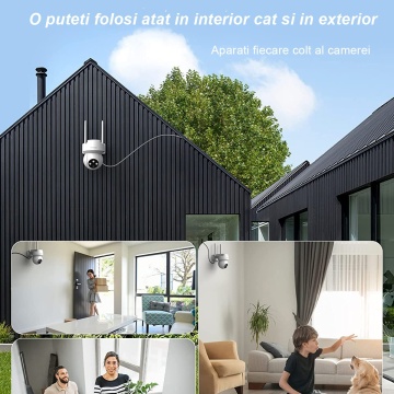 Camera de Supraveghere WowStep®, Wi-Fi, 3MP, 2K, Vizualizare Infrarosu, Detectarea Miscarii - Img 8