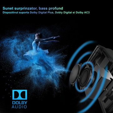 Resigilat - Videoproiector WowStep®, Android si Wi-Fi, Bluetooth, 12 000 Lumeni, Rezolutie FullHD, HDMI, Dolby Digital Audio, Mirroring pentru Android/IOS - Img 4