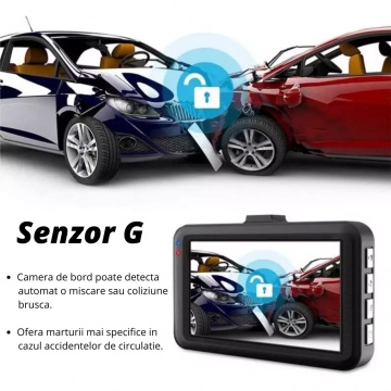 Camera Auto DVR, WowStep®, Full HD, 120 FOV, Suporta Card MicroSD de pana la 32GB - Img 7