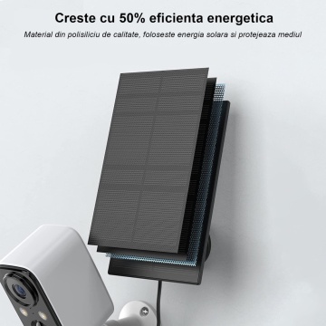 Resigilat - Camera de Supraveghere WowStep®, Wi-Fi 2Ghz, Panou Solar, Rezolutie Full HD, Detectarea Miscarii, Iluminare Nocturna, Card de Memorie 32 GB Inclus, Alb - Img 8