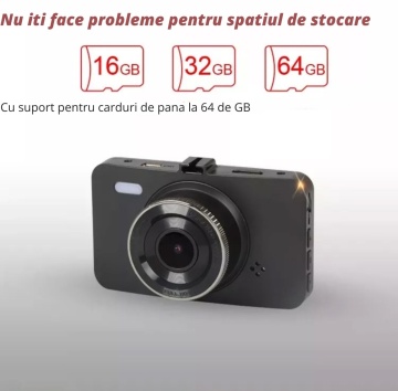 Camera Auto DVR, WowStep®, Full HD, 120 FOV, Suporta Card MicroSD de pana la 32GB - Img 8