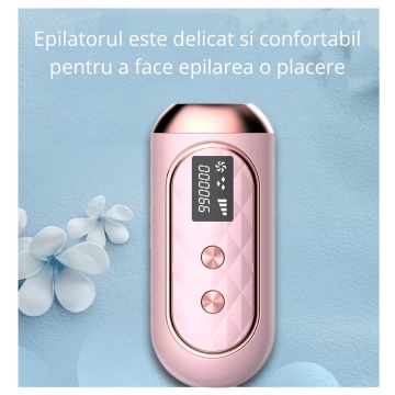 Resigilat - Epilator IPL WowStep®, epilare definitiva fara durere, 999.999 impulsuri, Tehnologie IPL, 5 trepte de intensitate, pentru barbati si femei, Senzor Piele, fata, corp, axila si inghinal, Roz - Img 7