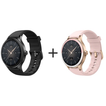 Pachet Ceas Smarwatch RX10 Negru + Ceas Smartwatch RX10 Roz