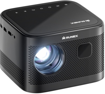 Resigilat - Videoproiector Portabil RUNEX® Prestige One, Luminozitate 200 ANSI, Rezolutie FullHD 1080p, Rezolutie 4K