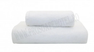 Set 2 Prosoape 50x90cm si 70x140cm 680gr/mp Lux Alb Optic