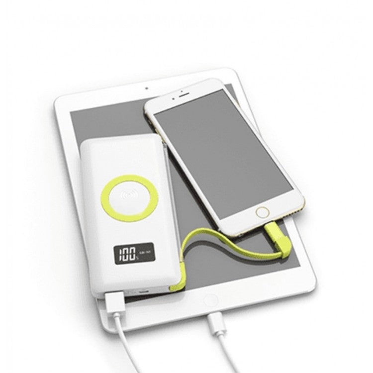 Baterie externa universala 15000 mAh cu cablu USB Type-C, Micro USB, adaptor lightning - 1 | YEO