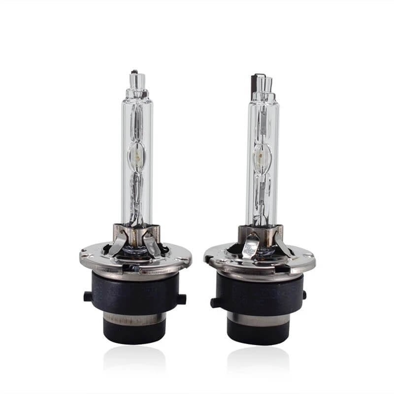 Becuri Xenon D2S cu flansa de metal, Putere 35W, 12V, 6000K, 3200LM, Lumina Alb Rece